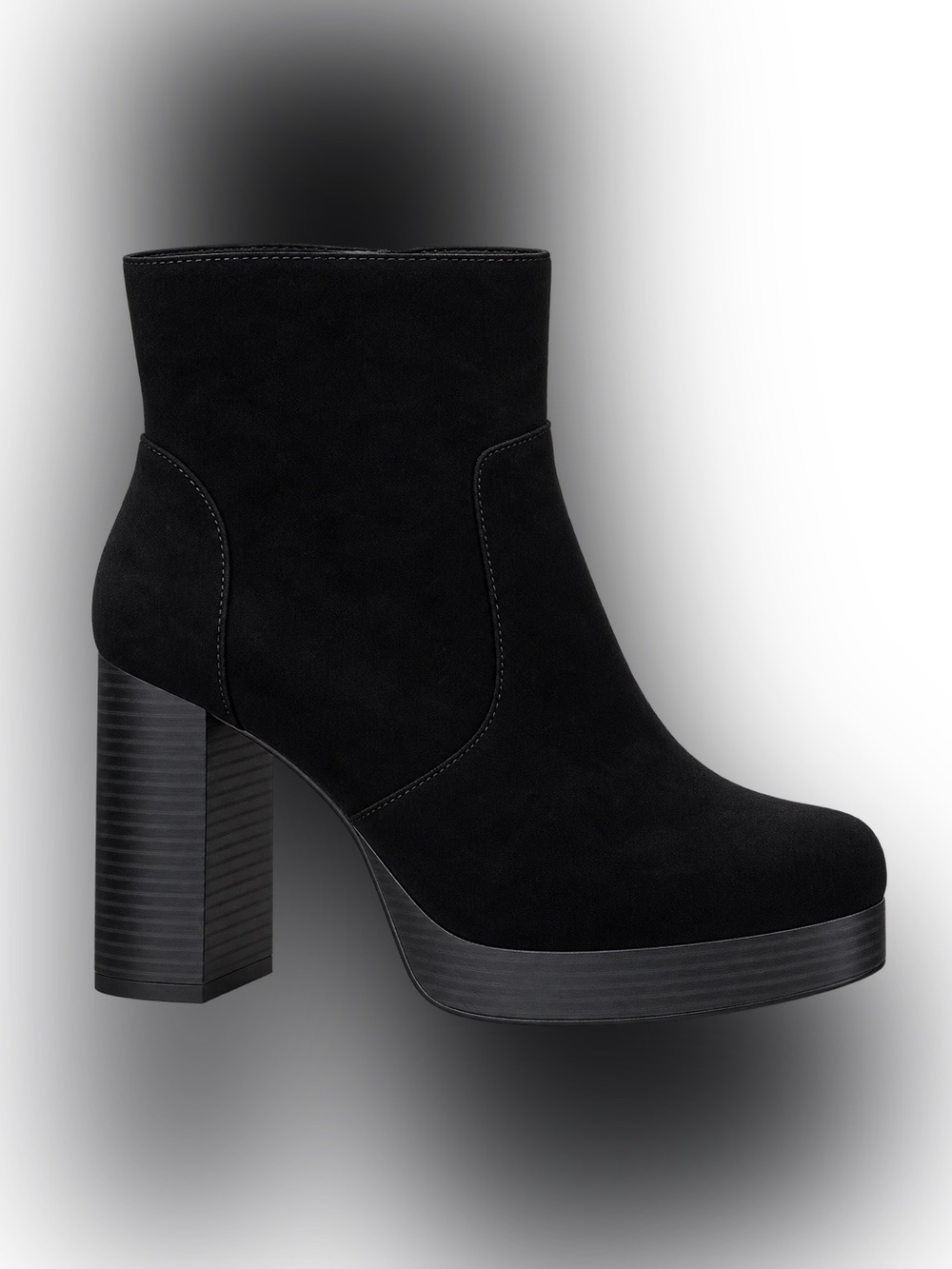 NWT SUN + STONE Elegant Black Ankle Boots
